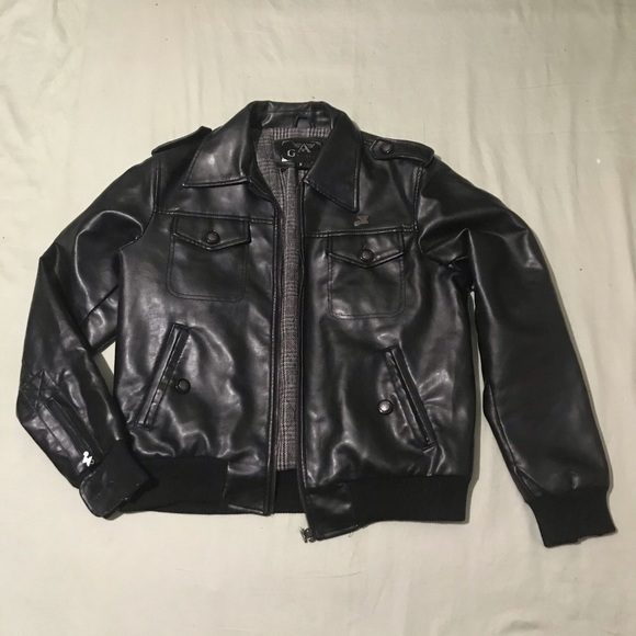 AG Milano Faux Leather Bomber - Picture 2 of 7